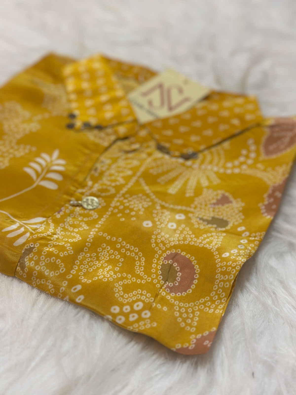 Azrag Bandhani Printed Shirt