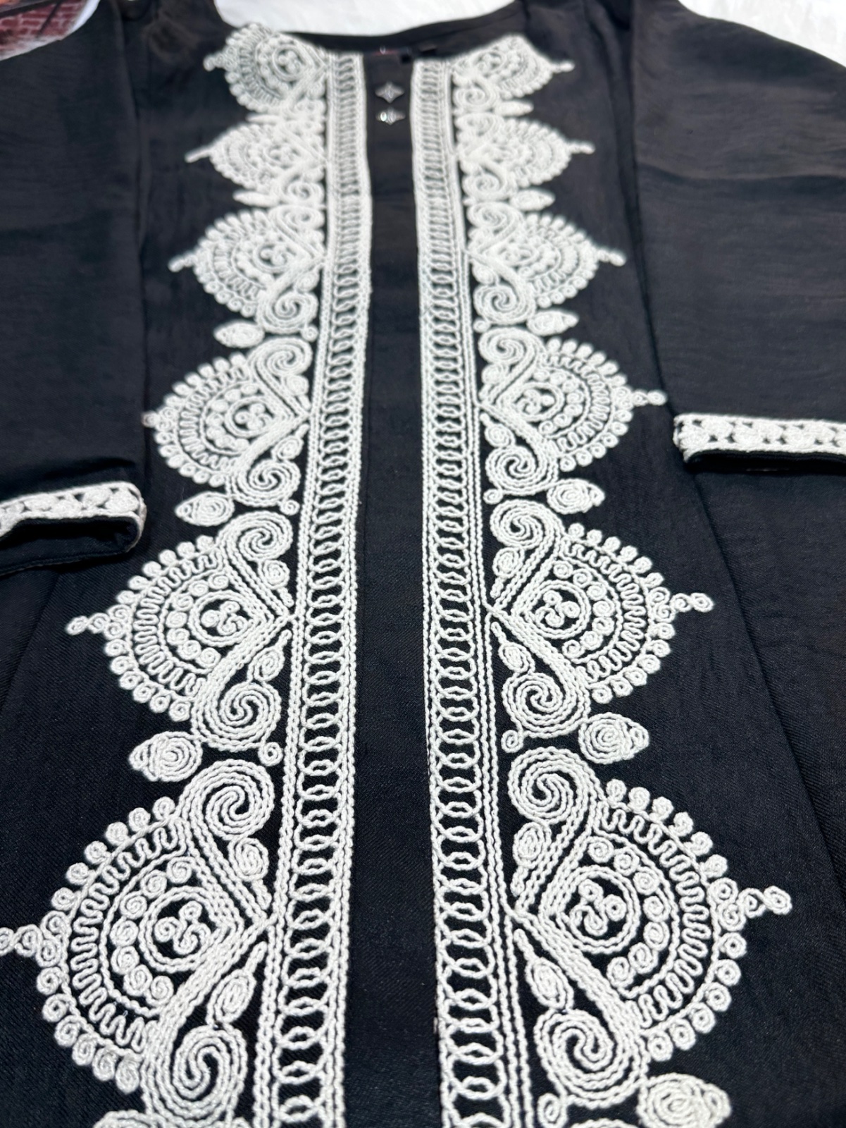 Black Thread work Kurta set view 4